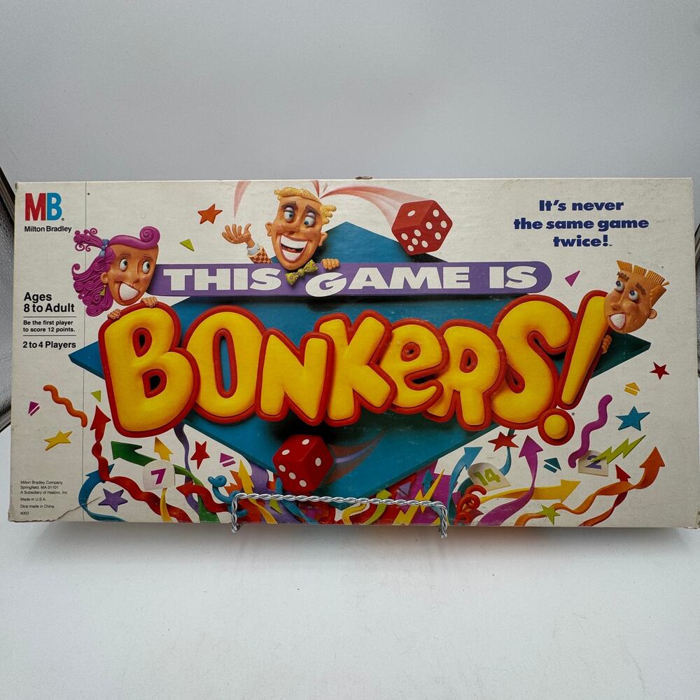 Original Bonkers 1978 Edition Board Game by Parker Brothers Complete